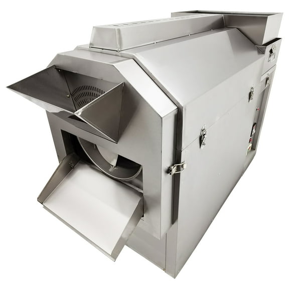 Coffee Bean Nut Roaster Drum Frying Machine Electric Heating Fully Automatic Commercial 220V 6.5KW