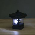 thumbnail image 5 of Faro LED con energía solar, lámpara, estatua impermeable, luces giratorias para decoración al aire libre de jardín, negro, 5 of 5