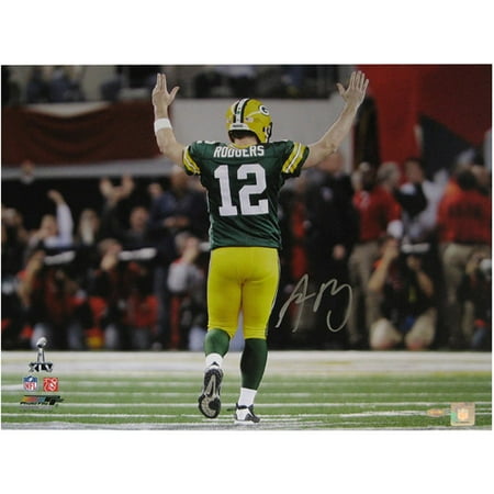 Sport Image 16" x 20" Authentic Autographed Unframed Photograph, Aaron Rodgers Super Bowl XLV