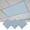 Blue, variant on Black Magnetic Fluorescent Light Covers for Ceiling Lights 2 x 4 Feet, Pure Black Office Classroom Kitchen Drop Ceiling Light Covers Lighting Filters Shade Panel 1 Pack