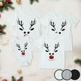 thumbnail image 5 of mgoYE Dad Christmas Family Matching Pajamas Papa Xmas Father Short Sleeve T-Shirt(White,XL), 5 of 9