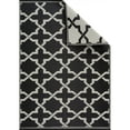 thumbnail image 7 of Beverly Rug Indoor Outdoor Reversible Plastic Area Rug - 5x7 - Black / White, 7 of 7
