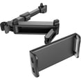 thumbnail image 2 of Soporte ajustable para tableta de coche, soporte universal para tableta, soporte para reposacabezas para teléfonos y tabletas de 4,7 a 12,9 pulgadas, 2 of 7