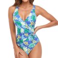thumbnail image 5 of VerPetridure One Piece Bathing Suits for Women Sexy Women One Piece Solid Swimsuits Tummy Control Swimwear Tankini Beachwear Swimdress, 5 of 7