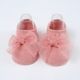 thumbnail image 4 of ANINEO Baby Girls Mary Jane Flats with Bowknot Floral Princess Wedding Dress Shoes Soft Crib First Walkers, 4 of 4