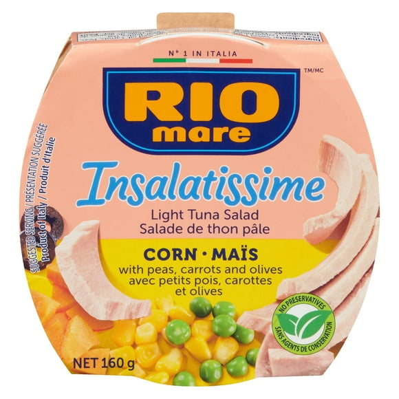 Rio Mare Insalatissime Salade de maïs et thon pâle 160g