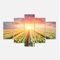 thumbnail image 2 of Tulipes Blanches en Fleurs - Impression sur Toile Photo Paysage, 2 of 3