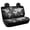 Dilapidated Map Design, variant on Chririnla Halloween Rear Bench Seat Covers with Bat Cobweb Pattern, Comfortable Waterproof Stretch Protectors for SUV Truck Auto Interior (2 Pack)