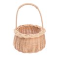 thumbnail image 4 of Seriously Damaged! Please Add Bubble Columns And Bubble Cotton When Shipping From The Warehouse! B17  Rattan Small Flower Basket Pastoral Handmade Flower Arrangement Hand Basket, 4 of 8