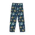 thumbnail image 3 of Lsque Space Sleeping Panda Print Men's Pajama Pants, Lounge Pant - Comfortable Home Wear,Elastic Waistband, Stylish Design-Large, 3 of 9