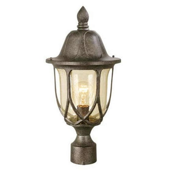 Patriot Lighting Saxony 19 Lava Stone Post Light