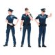 thumbnail image 4 of 3 figuras de policía a escala 1/24, modelos en miniatura para escenas, adornos de escritorio, accesorios para dioramas, decoración de casas de, 4 of 9