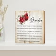 thumbnail image 6 of LifeSong Milestones "Grandpa I Thought Of You" Cardinal with Poinsettia Tabletop Xmas Decor for Living Room, 6 of 7