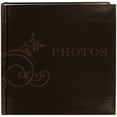 thumbnail image 3 of Pioneer Embroidered Scroll Leatherette Photo Album 8"X8"  -Brown, 3 of 5