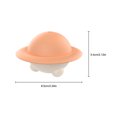 thumbnail image 4 of Bewildely Molde de bola de hielo congelador silicona 60ml fabricante de cubitos de bebidas reutilizable cocina congelación microondas hornear molde hogar Cocina y Comedor naranja claro Bewildely HA063731-01, 4 of 6