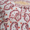 thumbnail image 3 of Cozy Line Home Fashions Cozy Line Elamin 3-piece Paisley Reversible Cotton Quilt Bedding Set - Almond/Burgundy/Red, 3 of 5