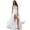 White, variant on tasrioml A-Line Boho Wedding Dresses for Bride Long Chiffon Slit Bridesmaid Dress Lace V-Neck Evening Gown for Prom Masquerade Beach