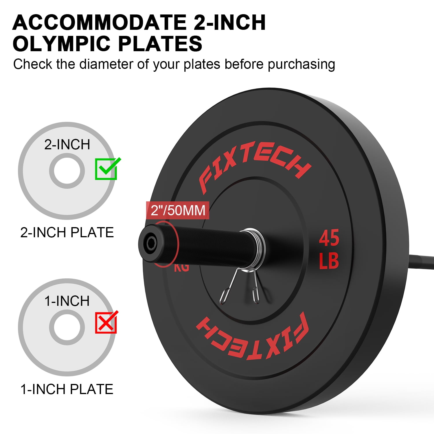 Olympic Bumper Ethos 45lb Plate Ethos Barbell Set Lifeline Fitness