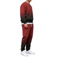thumbnail image 5 of CCRFTGI Big and Tall Sweat Suit for Men 2 Piece Set Casual Sports Long Sleeve Sweatshirt Jogging Sweatpants Fall Fashion Gym Workout Sweatsuits Red M, 5 of 5