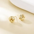 thumbnail image 3 of Pendientes Kelli Myers chapados en oro de 14 quilates para mujer, 3 of 3