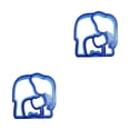 thumbnail image 2 of Bewildely Bread Slicing Mold Cute Shape Plastic Biscuit Kitchen Mould Slicer Molds Making Baking Pancakes Sandwich Breakfast DIY Type2 NO2 Bewildely CBP080333, 2 of 5
