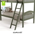 thumbnail image 6 of Storkcraft Long Horn Twin over Twin Bunk Bed, Olive, 6 of 18