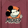 thumbnail image 3 of Mickey & Friends - Mickey Peace - Women's Lightweight French Terry Long Sleeve Shirt, 3 of 5