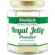 Stakich Royal Jelly Powder 4 Ounce - 3X Concentrate - Pure and Natural
