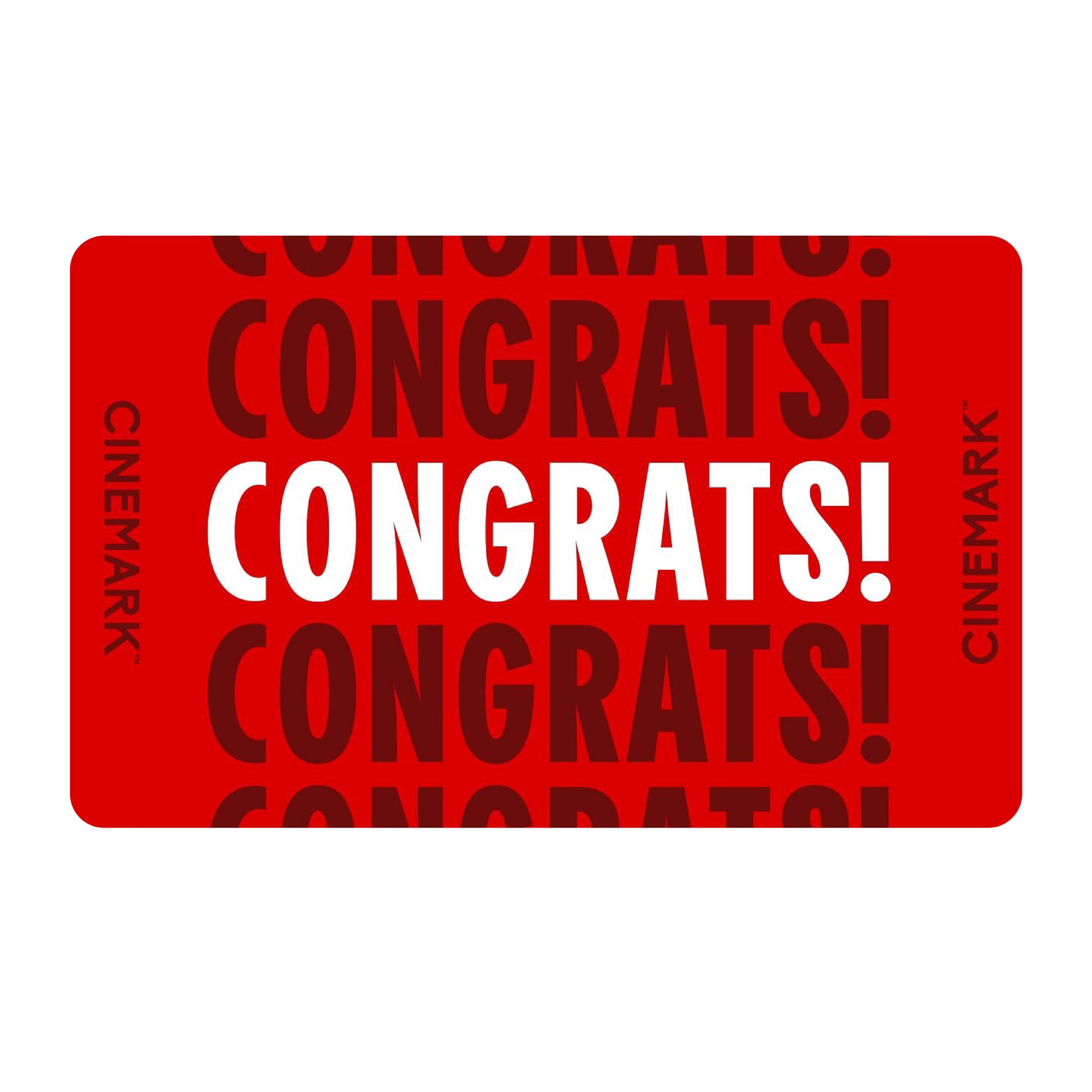 Cinemark $25 Congratulations eGift Card [Email Delivery]