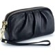 thumbnail image 1 of LHSHID Small Wristlet Bag for Women Retro Genuine Leather Clutch Purse Roomy Travel Phone Wallet with Detachable Wrist Strap, 1 of 8