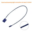 thumbnail image 4 of Uxcell 500Pcs Nylon Hang Tag String 6.7Inch Snap Lock Pins Loop Price Tag Fastener Plastic Tags Dark Blue, 4 of 7