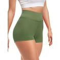 thumbnail image 6 of Women's Biker Shorts High Waist Active Gym Workout Yoga Short Leggings Sexy Stretch Ruched Hot Shorts, 6 of 6