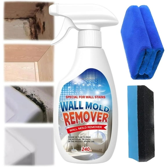 Highly Effective Removal Spray, 8.46 Fl.Oz Wall Cleaner Spray, For Wood, Tile, Fabric, And Bathrooms, Kitchens, Long-Term Protection (1Pcs)