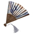 thumbnail image 2 of 2X Japanese Handheld Folding Fan, with Traditional Japanese Ukiyo-E Art Prints, 2 of 4