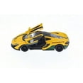 thumbnail image 3 of Kinsmart 5" McLaren P1 Stripes Exclusive Edition Diecast Model Car 1:36 Yellow, 3 of 4