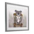 thumbnail image 2 of Stupell Industries Farmhouse Koala with Coffee Mug Gray Framed Print Under Glass, 16 x 13, by George Dyachenko, 2 of 8