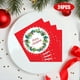 thumbnail image 4 of Vajilla Desechable Navideña, Decoración para Fiestas, Juegos de 24 Bandejas de Papel y Pañuelos Navideños., 4 of 6