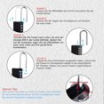 thumbnail image 5 of Combination Padlock Set of 2 - Anti-Rust 4 Digit Padlock - Weather Resistant - Ideal for School Locker Rooms, Gym, Cabinets, Tool Boxes, etc., 5 of 5