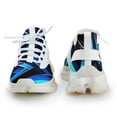 thumbnail image 4 of 2024 Geometric Lattice Women Or Men Lace Up Flat Sneakers Female Mesh Walking Footwear, 4 of 8