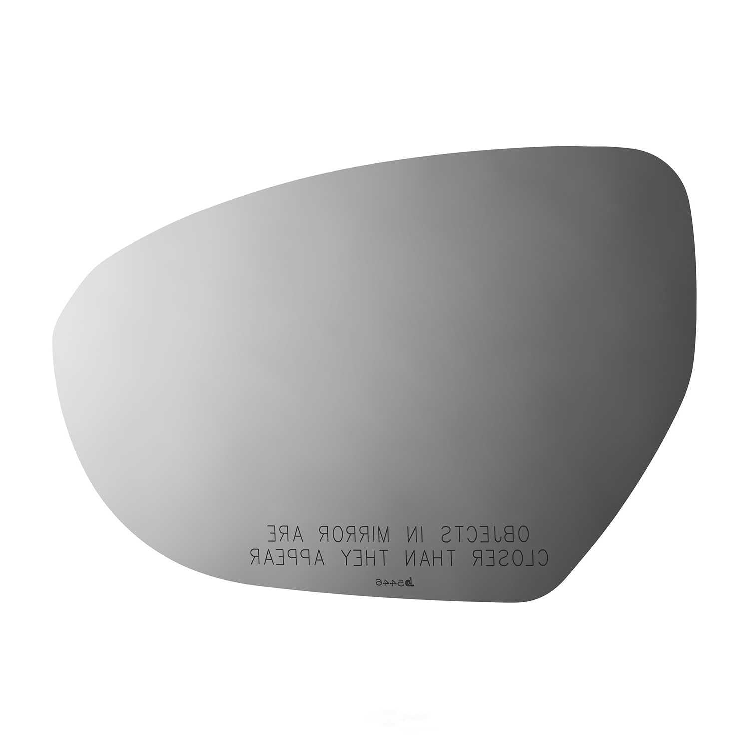 Burco Side View Mirror Replacement Glass - Clear Glass - 5446