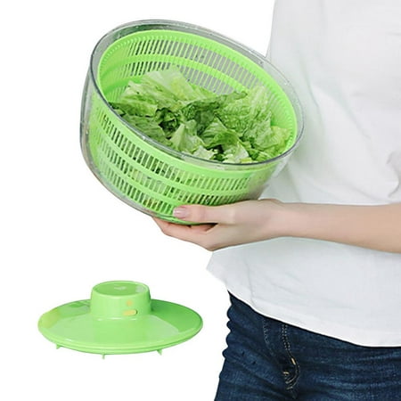 

Tohuu Large Salad Spinner Drainer Salad Spinner Vegetable Fruit Drain Basket Multifunctional Household Quickly Dryer Basket Shake Kitchen Tool Spinner capable