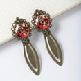 thumbnail image 4 of Rose Leopard Vintage Copper-Colored Lace Bookmarks: Stainless Steel Reading Accessories for Book Lovers - Set of 2, 4 of 5