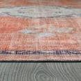 thumbnail image 3 of Beverly Rug Machine Washable Easy Cleaning Indoor Non-Slip Rugs Orange / Cream 2'x3', 3 of 9