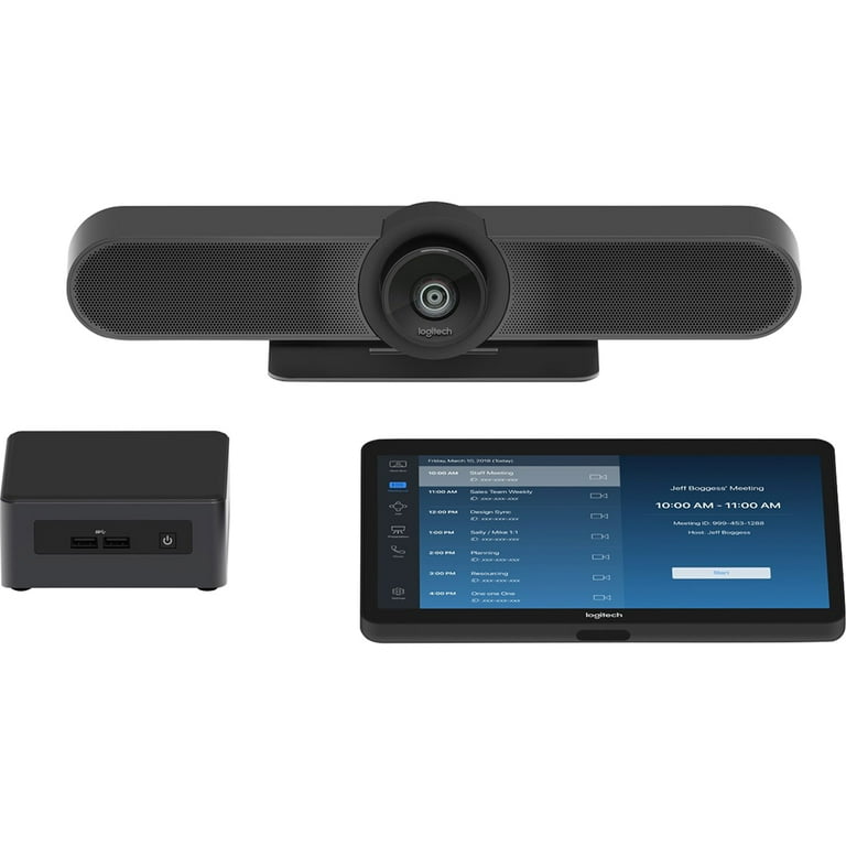 Logitech MeetUp Webcam, 4K Ultra HD Video Conferencing System with