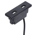 thumbnail image 3 of Embedded USB Charging Socket, Couch USB Charger Station Install Embedded ABS Material Dual USB Ports Charging  for Mobile Phone, 3 of 7