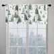 thumbnail image 4 of Cortinas cortas del bosque de Navidad, sombra de cocina, bolsillo de varilla, XXL 140*70cm, 4 of 6