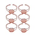 thumbnail image 3 of Handmade DIY Pendant Copper Bracelets Wrist Chains for Jewelry Making 6Pcs, 3 of 3