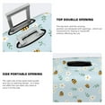 thumbnail image 3 of Susaid Bee Flower Print Elastic Washable Suitcase Cover with Hidden Zipper, Fits 18-32 Inch Luggage for Protection During Travel-X-Large, 3 of 7