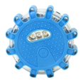 thumbnail image 1 of LED Round Beacon Car Warning Light Strong Magnetic High Beam Flashing Emergency Lights(Blue), 1 of 4