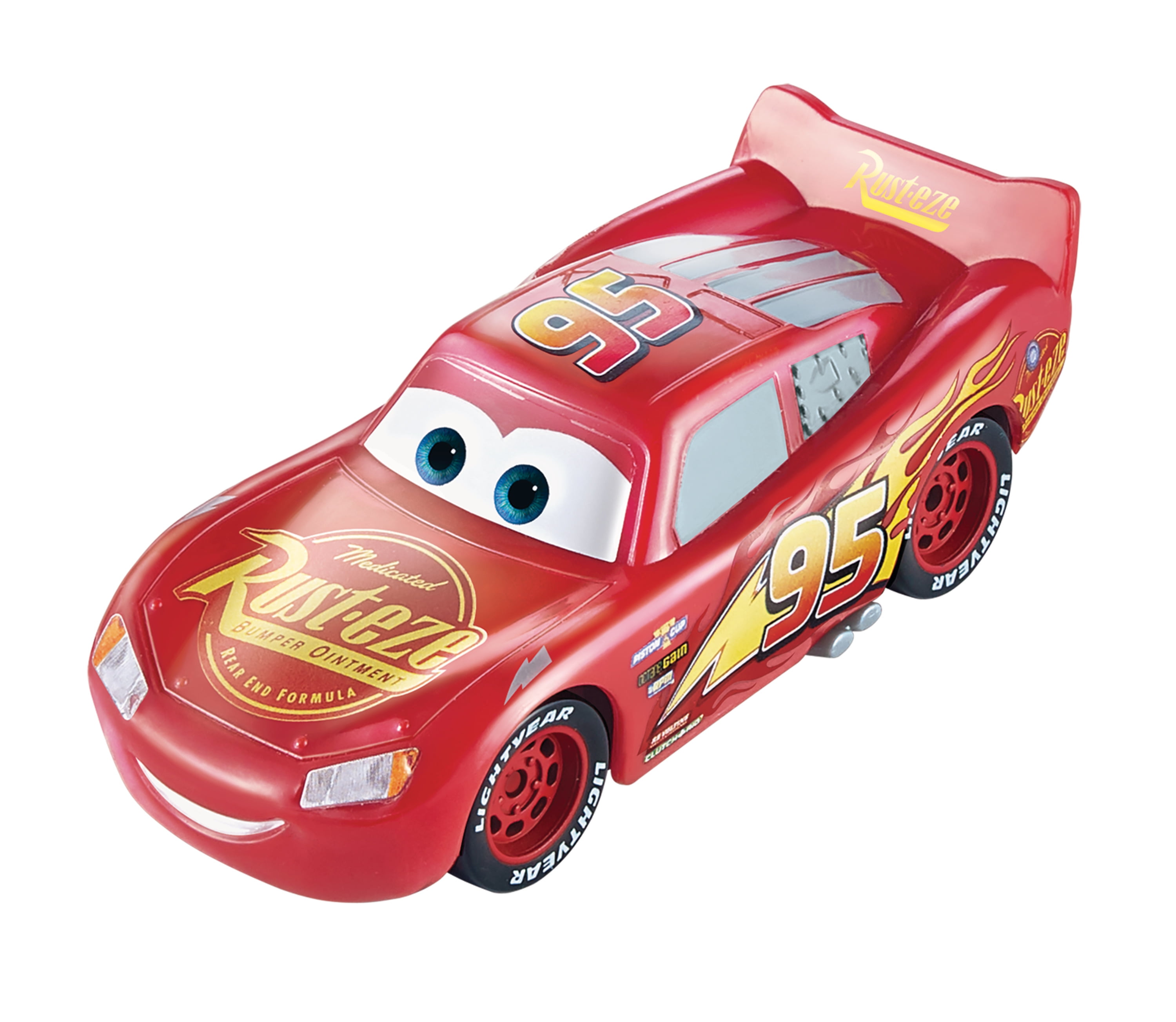 Glow Racers Lightning McQueen マテル Amazon.com: Disney Cars Disney Pixar Cars Glow Racers
